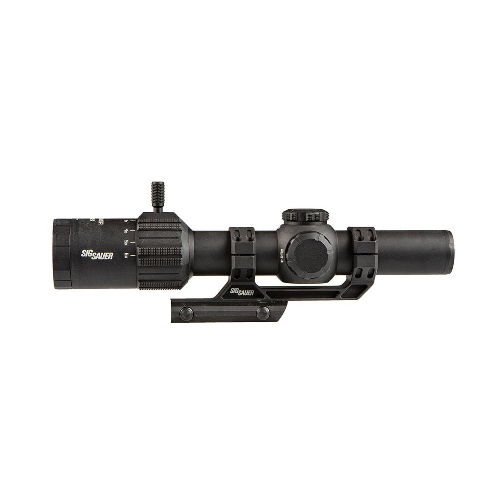 SIG SAUER Tango-MSR LPVO 1-6X24mm Waterproof Fog-Proof Rugged Tactical Hunting Rifle Scope | Second Focal Plane/F2 | Illuminated MSR BDC-6 Reticle, Black