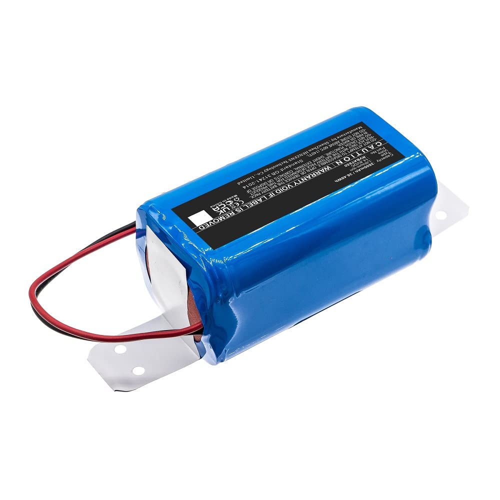 Synergy Digital Vacuum Cleaner Battery, Compatible with Shark ION Robot Vacuum Cleaner Cleaning Syst Vacuum Cleaner, (Li-ion, 14.8V, 2600mAh), Replacement for Shark RVBAT850 Battery