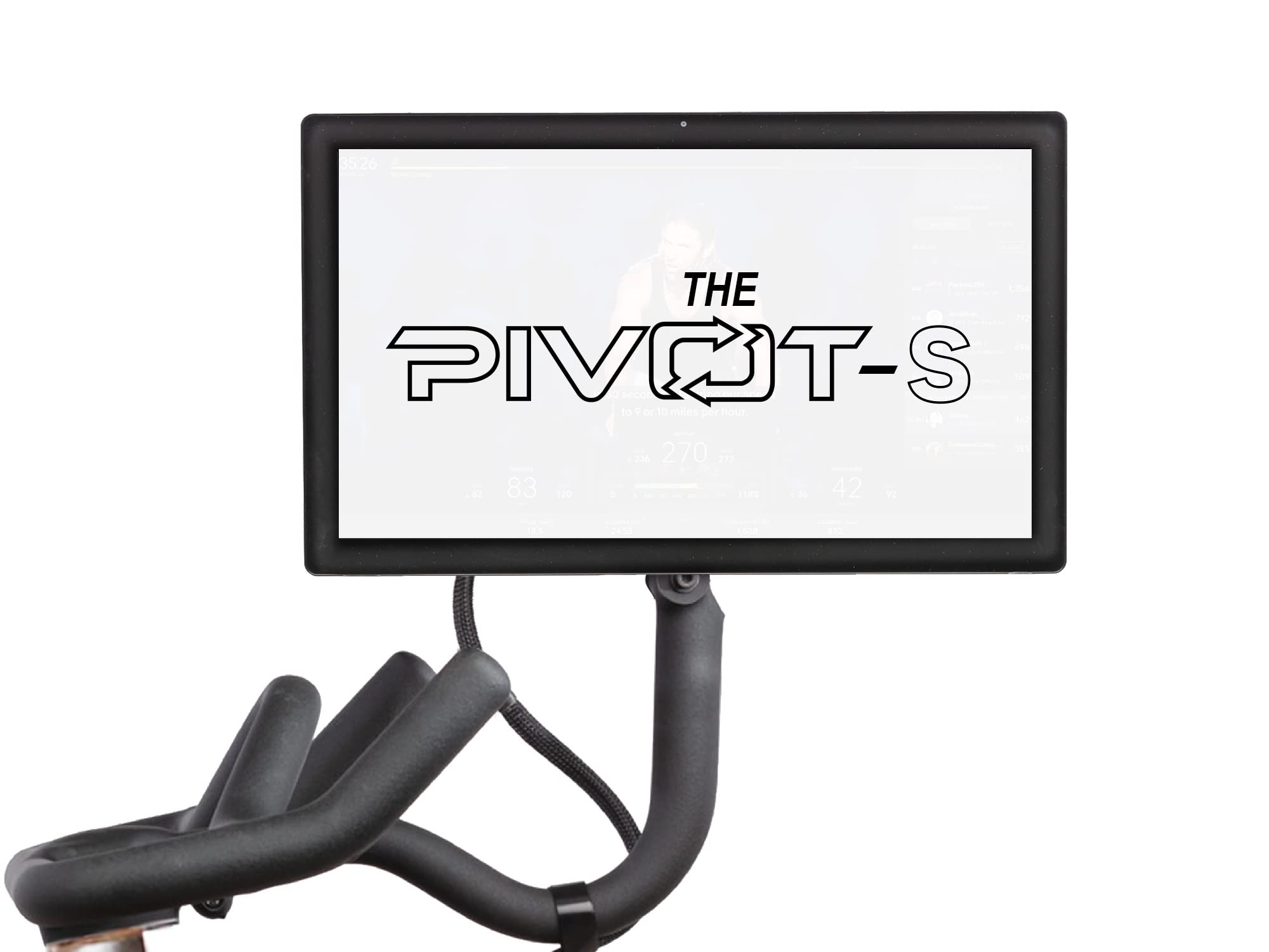 TFD The Pivot-S Stryde Bike Swivel – Compatible Stryde Exercise Bike Swivel Pivot, Made in the USA, 360° Movement Monitor Adjuster - Easily Adjust & Rotate your Stryde Bike Screen (ONLY FITS STRYDE BIKE)