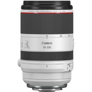 Canon RF 70-200mm f/2.8L is USM Lens (3792C002) + Filter Kit + Cap Keeper + Cleaning Kit + More (Renewed)