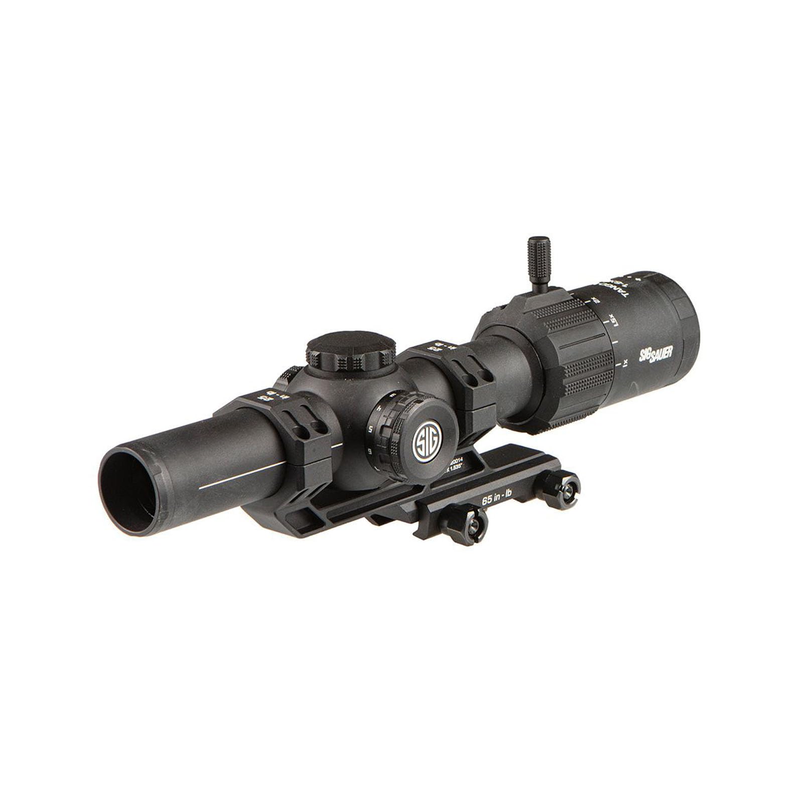 SIG SAUER Tango-MSR LPVO 1-6X24mm Waterproof Fog-Proof Rugged Tactical Hunting Rifle Scope | Second Focal Plane/F2 | Illuminated MSR BDC-6 Reticle, Black