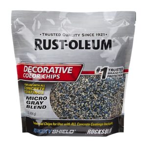 Rust-Oleum 358192 Decorative Color Chips, Micro Gray Blend, 1 lb