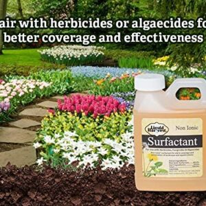 Liquid Harvest Surfactant 8 oz and Mesotrione 8 oz Bundle for Effective Lawn & Turf Grass Weed Control