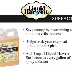 Liquid Harvest Surfactant 8 oz and Mesotrione 8 oz Bundle for Effective Lawn & Turf Grass Weed Control