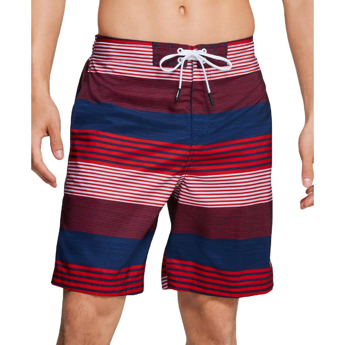 Speedo Mens 9" Beach Wear Swim Trunks Red XL