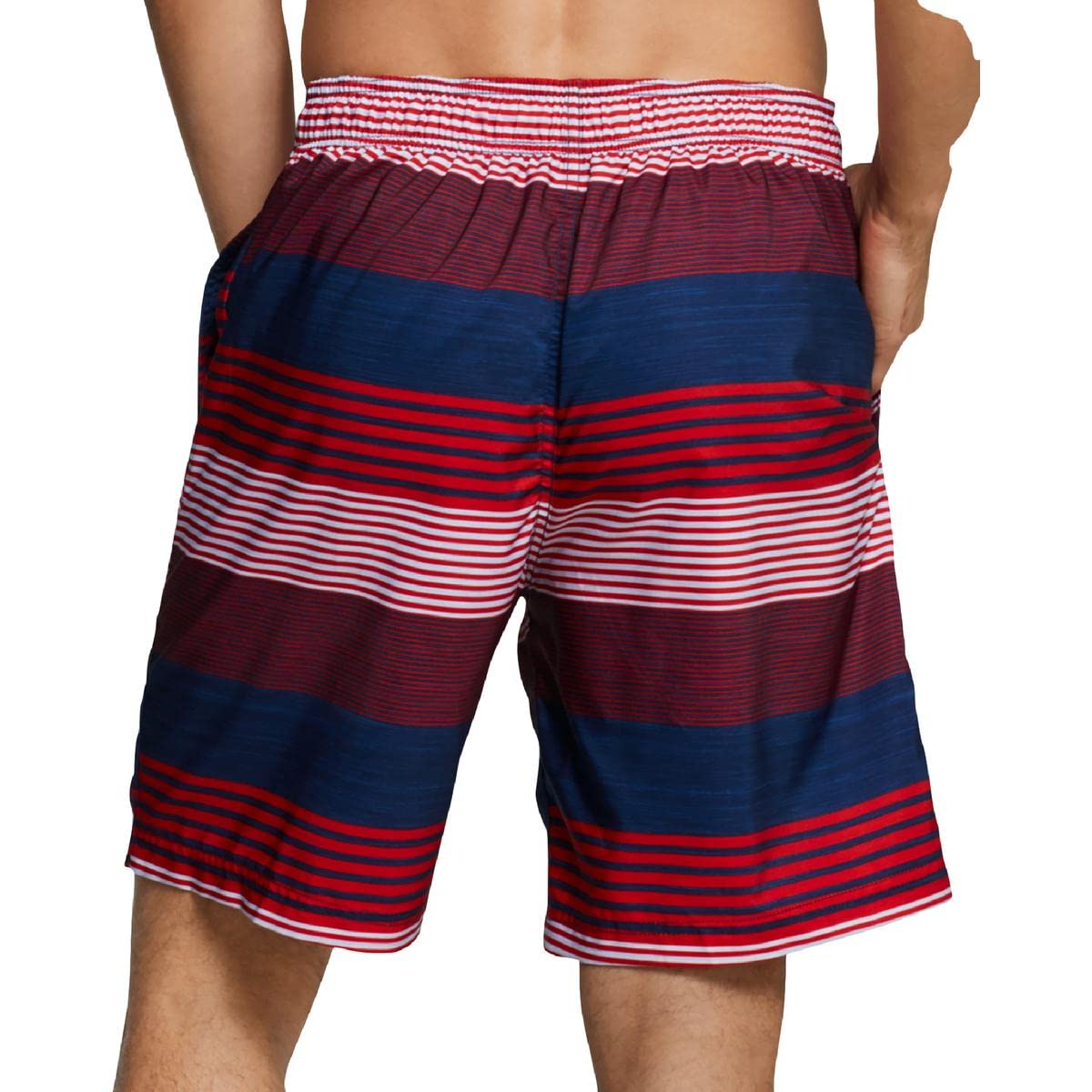 Speedo Mens 9" Beach Wear Swim Trunks Red XL