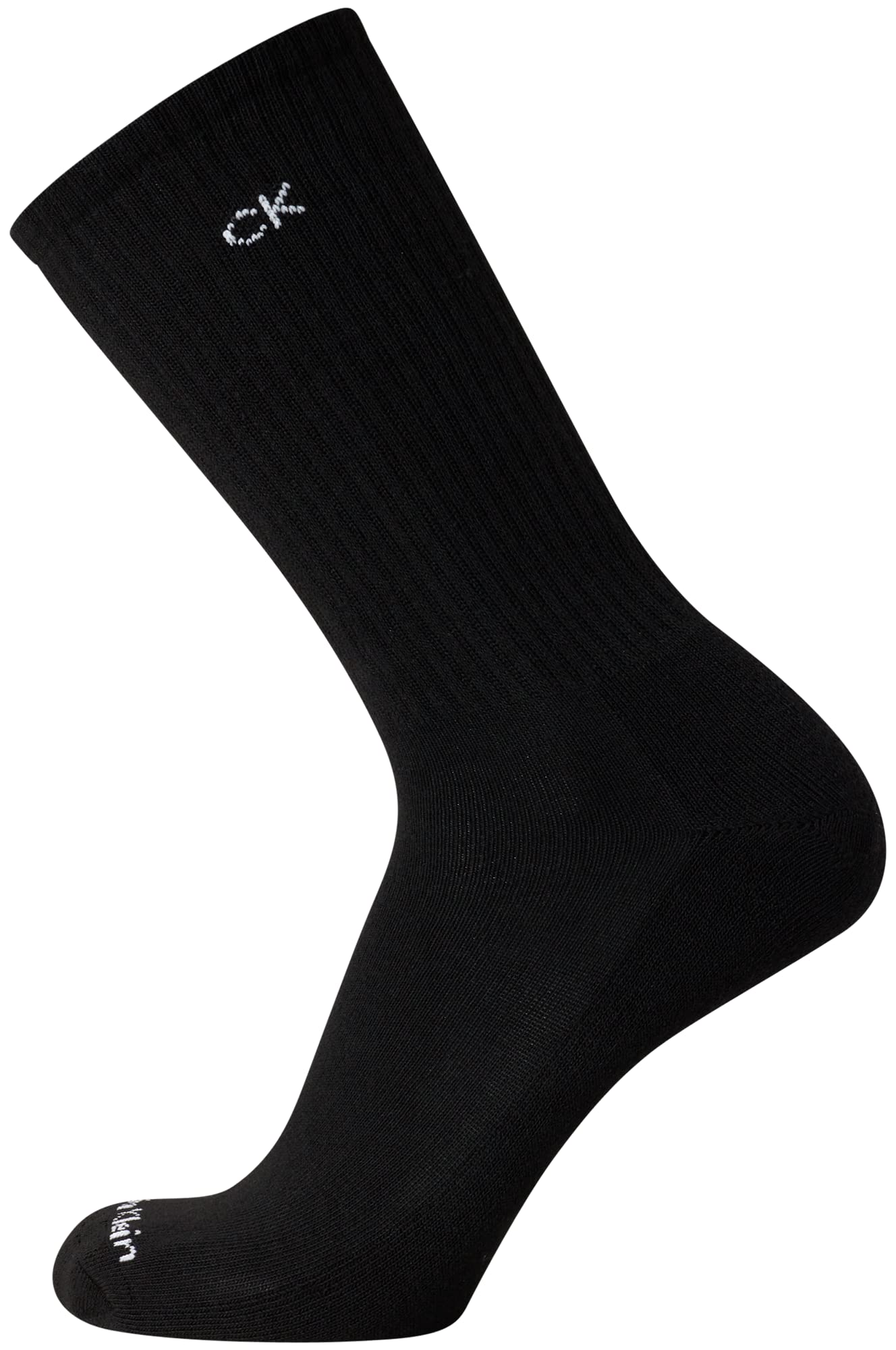 Calvin Klein Men's Athletic Socks - Cushion Crew Socks (5 Pack), Size 7-12, Black