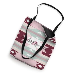 Hopeless Romantic Aztec Design Tote Bag