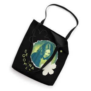 Official Selena Gomez Green Flower Photo Tote Bag