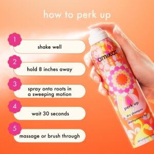 amika perk up talc-free dry shampoo, 7.3oz