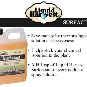 Liquid Harvest Lazer Blue Spray Pattern Indicator 32 oz, Surfactant 32 oz, and Mesotrione 32 oz Bundle for Effective Weed Control