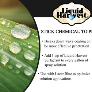 Liquid Harvest Lazer Blue Spray Pattern Indicator 32 oz, Surfactant 32 oz, and Mesotrione 32 oz Bundle for Effective Weed Control