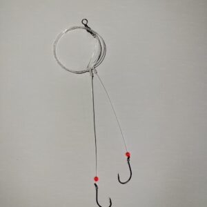 Fishing Simply - Hi/Lo - Top Bottom - Surf or Deep Drop - Salt Water - High Carbon Steel Hook 2/0 - Berkley Line 40lb - Made in USA