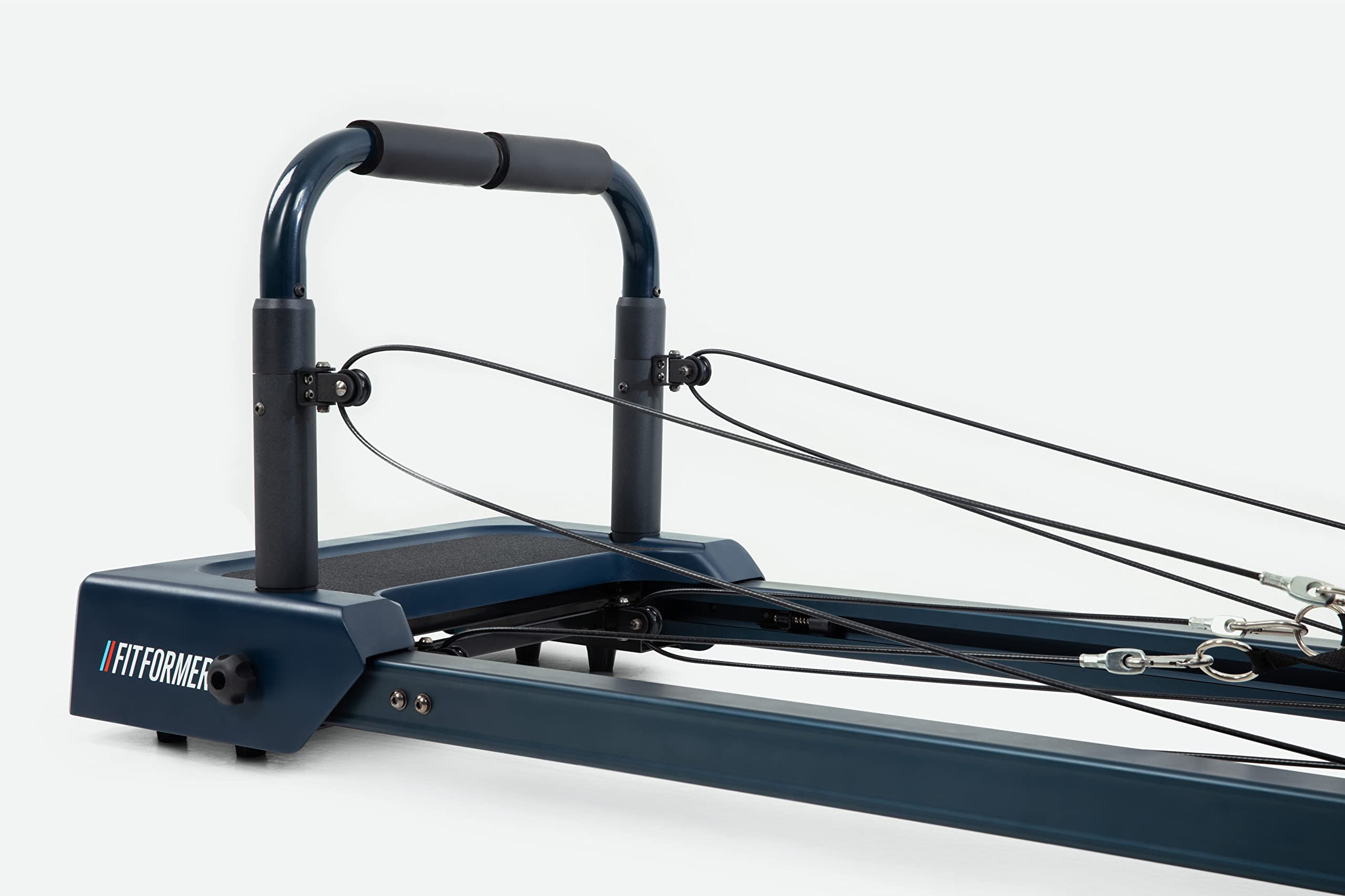 FitFormer by Pilates ProWorks - Folding Pilates Reformer Machine for Home Workout with Real Resistance Springs, Foldable Pilates Reformer 2 Platforms and Space-Saving Design - Pilates Reformer