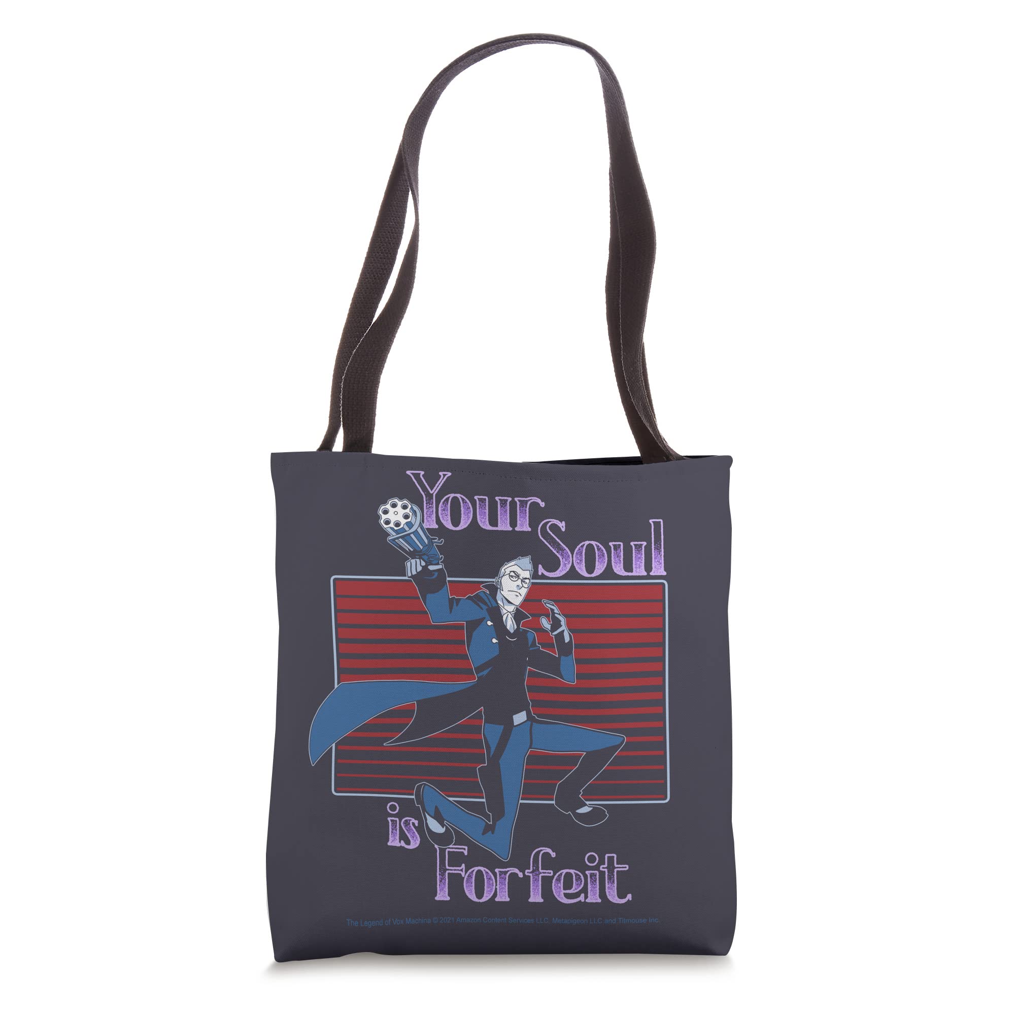 The Legend of Vox Machina Percy Your Soul is Forfeit Tote Bag