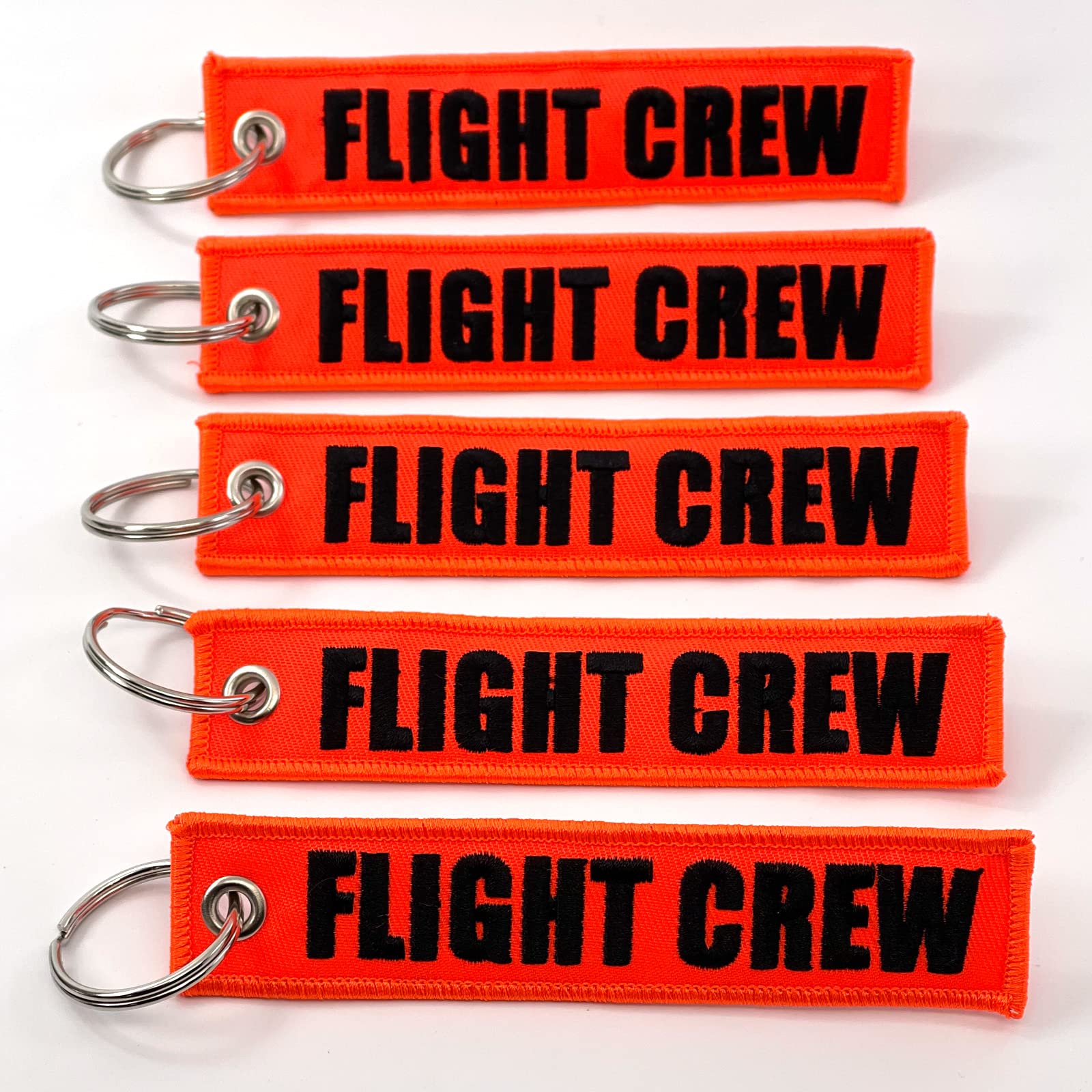 Rotary13B1 FLIGHT CREW - Neon Orange/black - 5pcs Key Chains