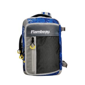 Evolution Outdoors FL30003: 5007 Pro-Angler Zerust Sling Pack (Kinetic Blue) - Includes 3 Trays