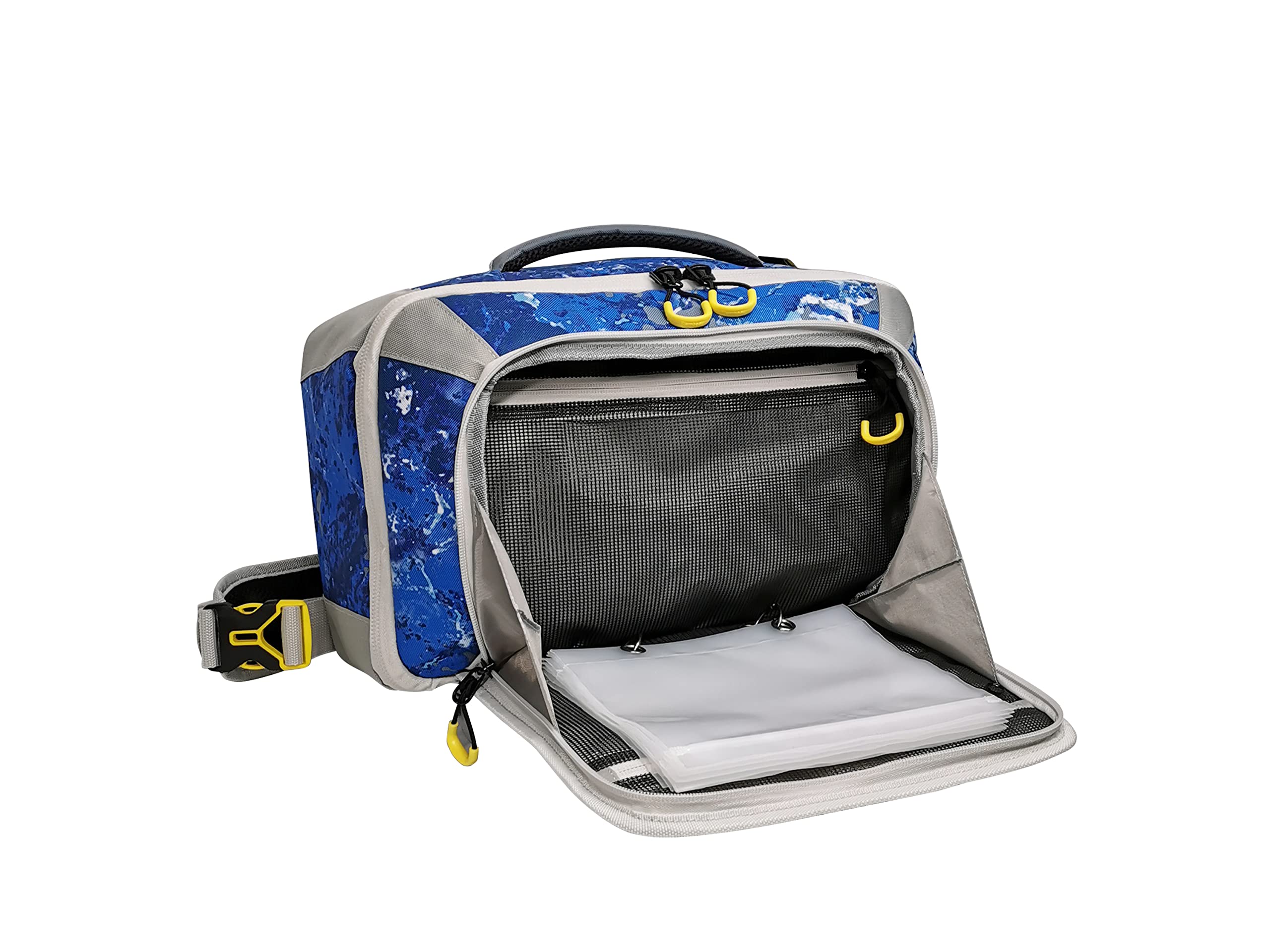 Evolution Outdoors FL30003: 5007 Pro-Angler Zerust Sling Pack (Kinetic Blue) - Includes 3 Trays