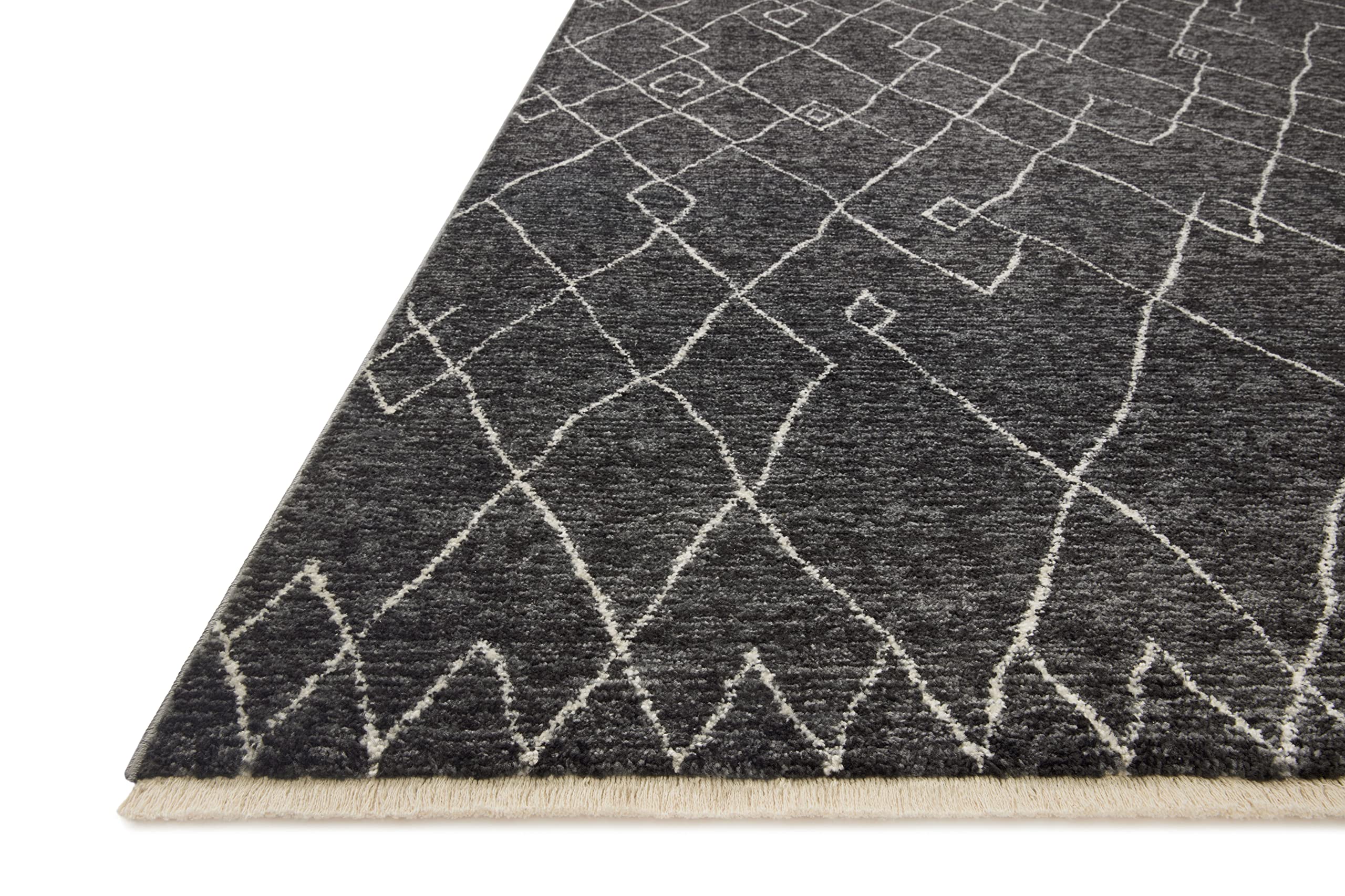 Loloi II Vance Collection VAN-11 Charcoal/Ivory 2'-3" x 3'-10" Accent Rug