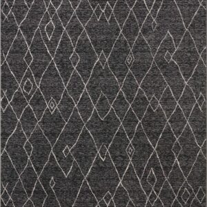 Loloi II Vance Collection VAN-11 Charcoal/Ivory 2'-3" x 3'-10" Accent Rug