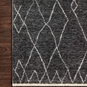 Loloi II Vance Collection VAN-11 Charcoal/Ivory 2'-3" x 3'-10" Accent Rug