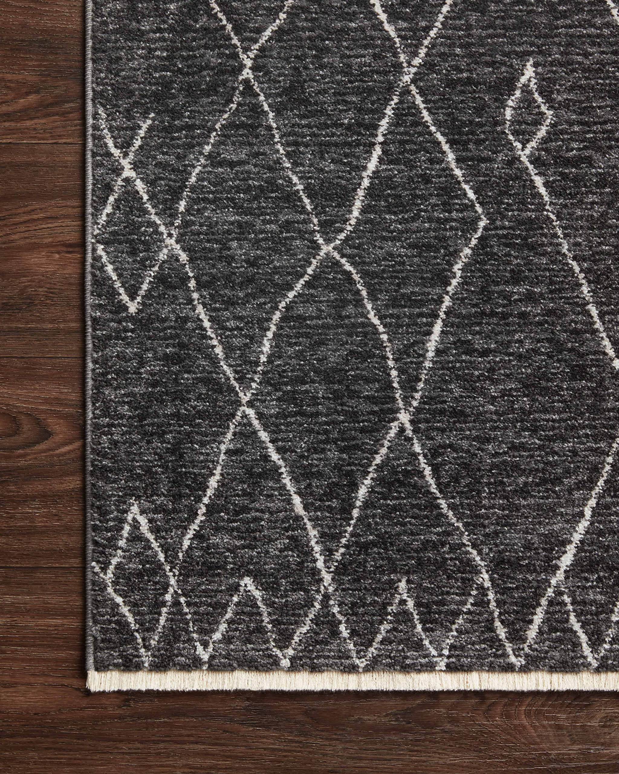 Loloi II Vance Collection VAN-11 Charcoal/Ivory 2'-3" x 3'-10" Accent Rug