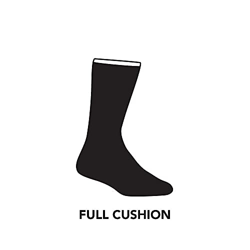 Darn Tough Men's Hiker Book Sock Full Cushion (Style 1405) Merino Wool, Charcoal (Large 10-12) - 6 Pack