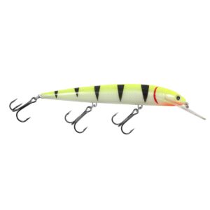 rumble b crankbait, lemon tiger, 5/8 oz, dives 16-21 feet for bass, walleye, trout, and pike