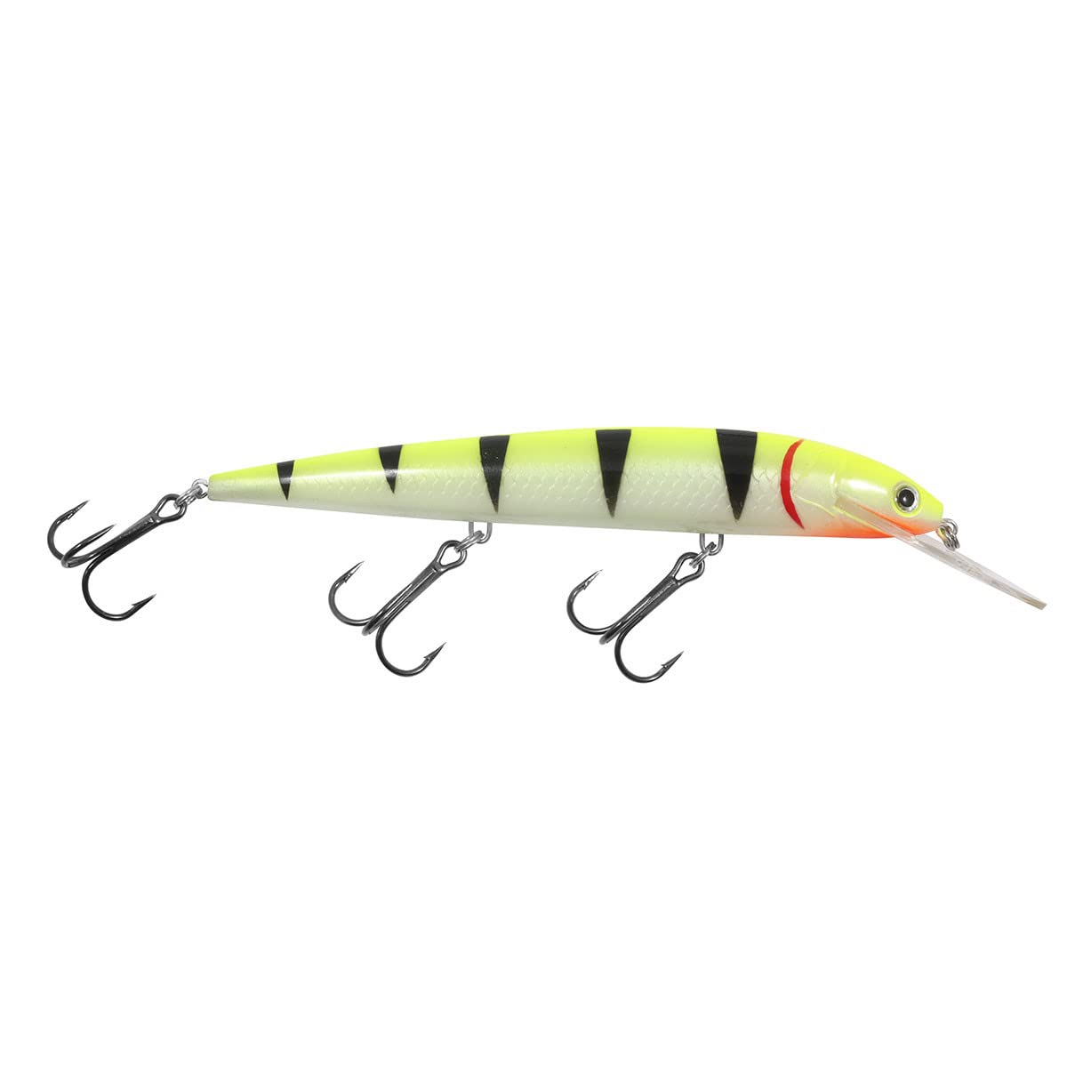 Rumble B Crankbait, Lemon Tiger, 5/8 Oz, Dives 16-21 Feet for Bass, Walleye, Trout, and Pike