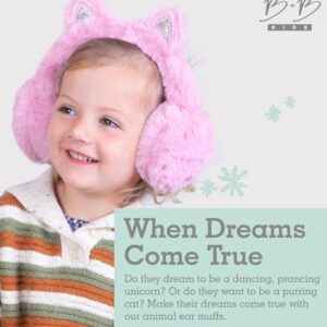 Brook + Bay Ear Muffs For Kids - Winter Kids Ear Muffs for Boys & Girls - Plush Animal Earmuffs - Cozy Ear Warmers for Kids