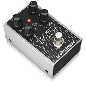 TC Electronic Electric Guitar Single Effect, Black/Silver (Bucket Brigade Analog DELAY)