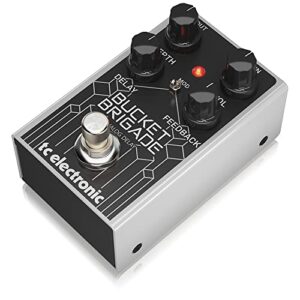 TC Electronic Electric Guitar Single Effect, Black/Silver (Bucket Brigade Analog DELAY)