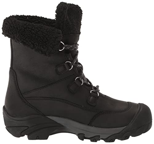 KEEN Women's Betty Boot Short Waterproof Insulated Ankle, Black/Black, 9