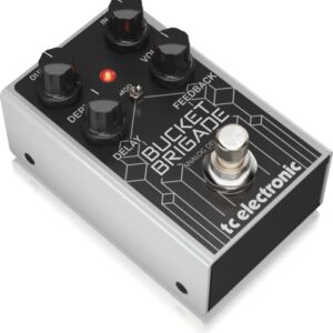 TC Electronic Electric Guitar Single Effect, Black/Silver (Bucket Brigade Analog DELAY)