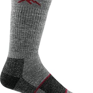 Darn Tough Men's Hiker Book Sock Full Cushion (Style 1405) Merino Wool, Charcoal (Large 10-12) - 6 Pack