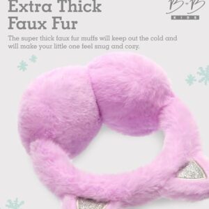 Brook + Bay Ear Muffs For Kids - Winter Kids Ear Muffs for Boys & Girls - Plush Animal Earmuffs - Cozy Ear Warmers for Kids