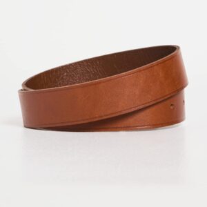 Madewell Western Chunky Buckle Belt English Saddle MD