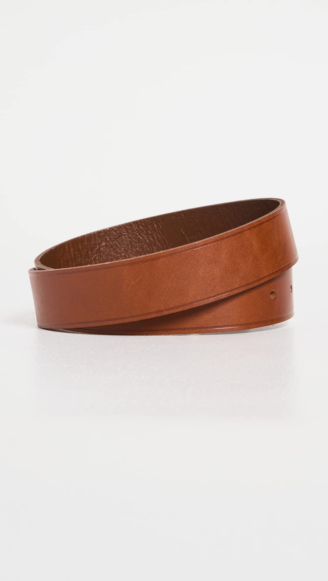 Madewell Women's Leather Western Belt, English Saddle, Brown, S