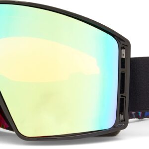 VonZipper Unisex Mach Snow Sport Goggle Sunglasses - Black | Stellar Chrome