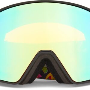 VonZipper Unisex Mach Snow Sport Goggle Sunglasses - Black | Stellar Chrome