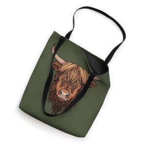 Scottish Highland Cattle Hairy Cow Breeders Farmer Farm Tote Bag