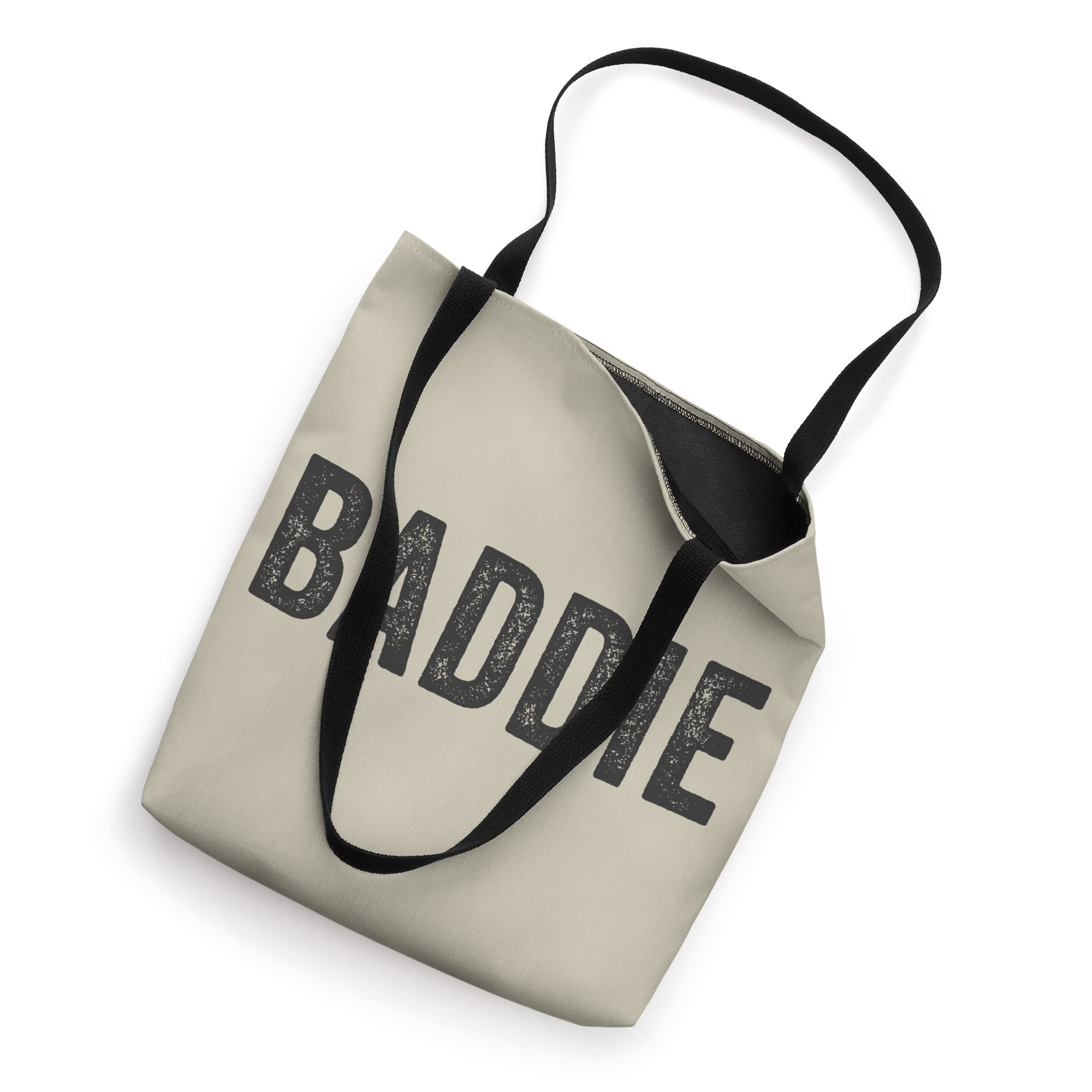 Baddie Aesthetic Funny Social Media Slang Phrase Tote Bag