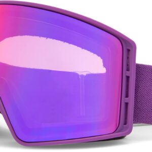 VonZipper Unisex Mach Snow Sport Goggle Sunglasses - Plum Satin | Grey Rose