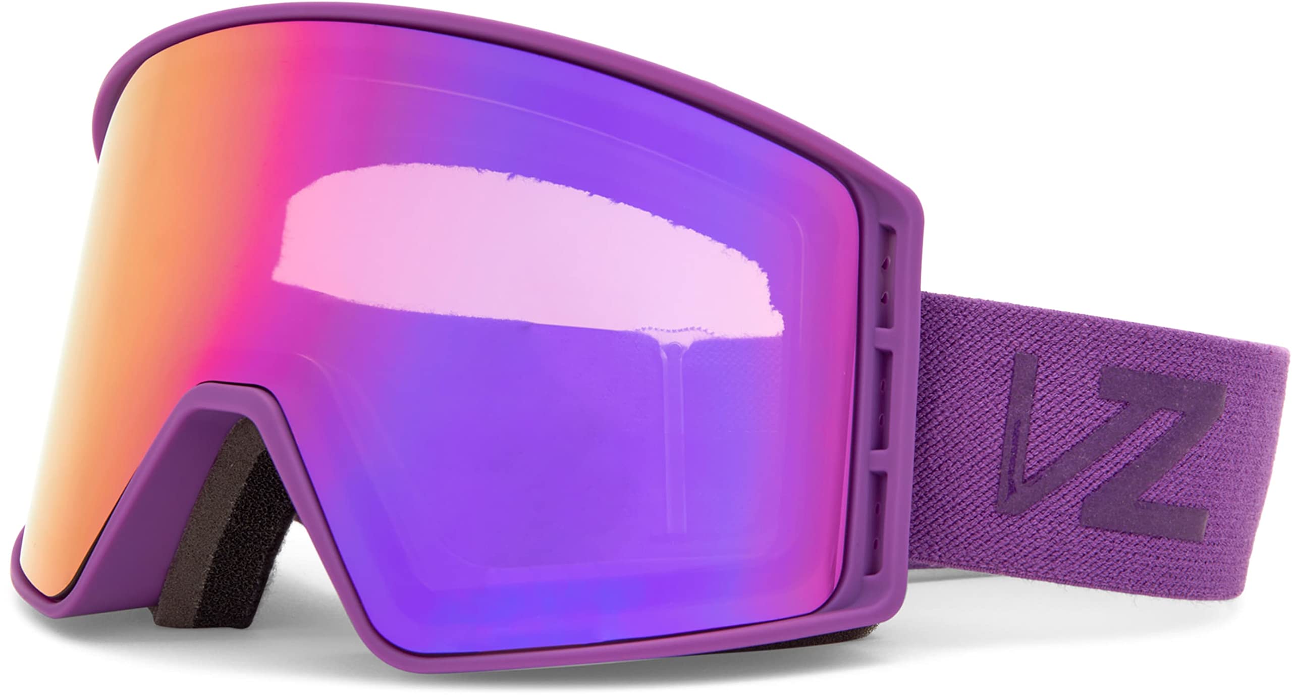 VonZipper Unisex Mach Snow Sport Goggle Sunglasses - Plum Satin | Grey Rose