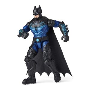 DC Comics Bat-Tech Batman 4-inch Action Figure with 3 Mystery Accessories, for Kids Aged 3 and up