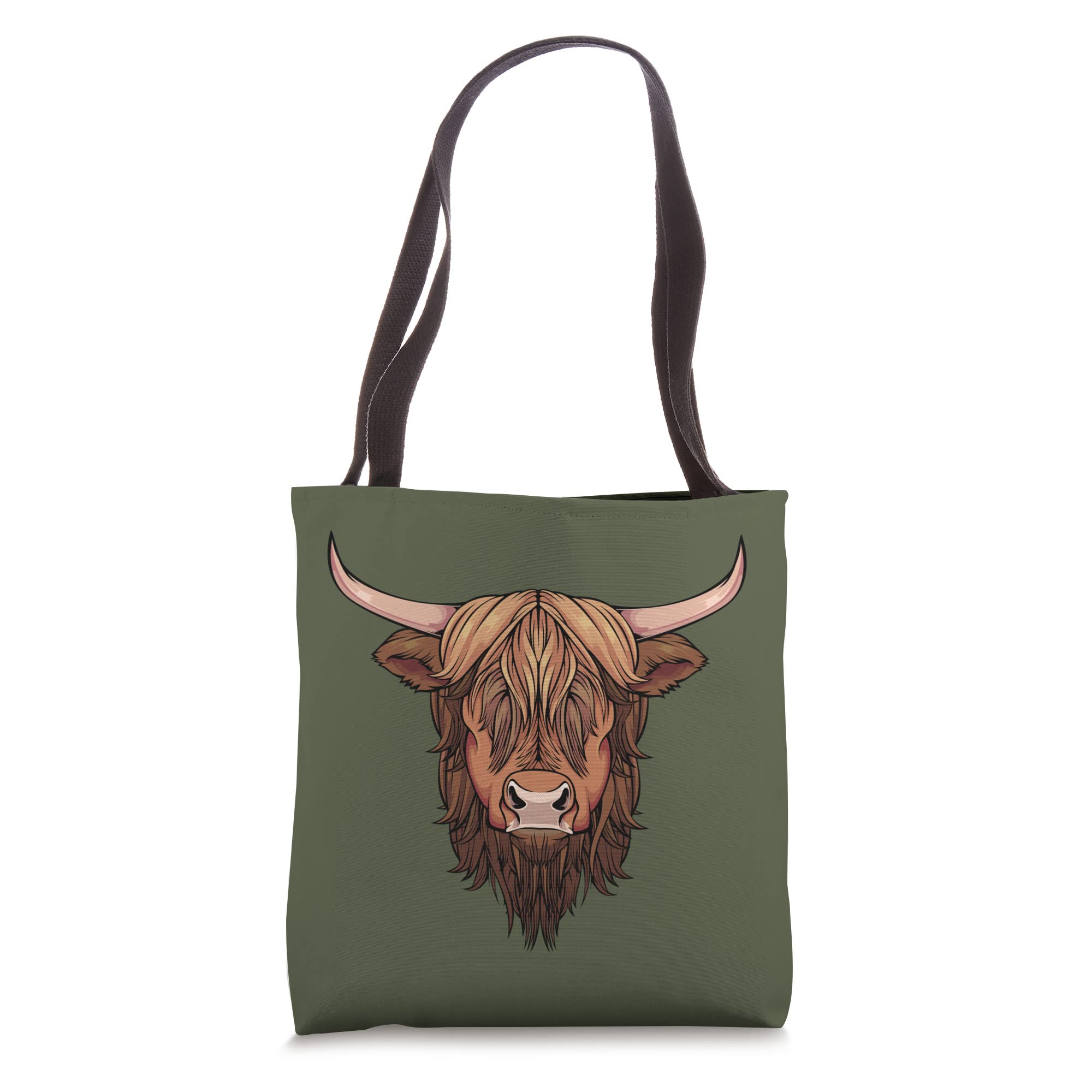 Scottish Highland Cattle Hairy Cow Breeders Farmer Farm Tote Bag