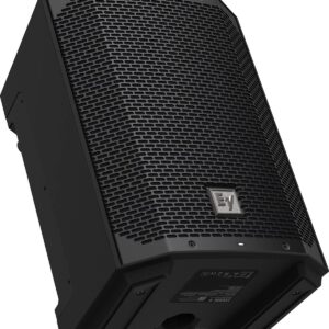 Electro-Voice EVERSE 8 8" 2-Way Battery Powered Loudspeaker with Bluetooth, Automatic Feedback Suppression, and Music Ducking, Black