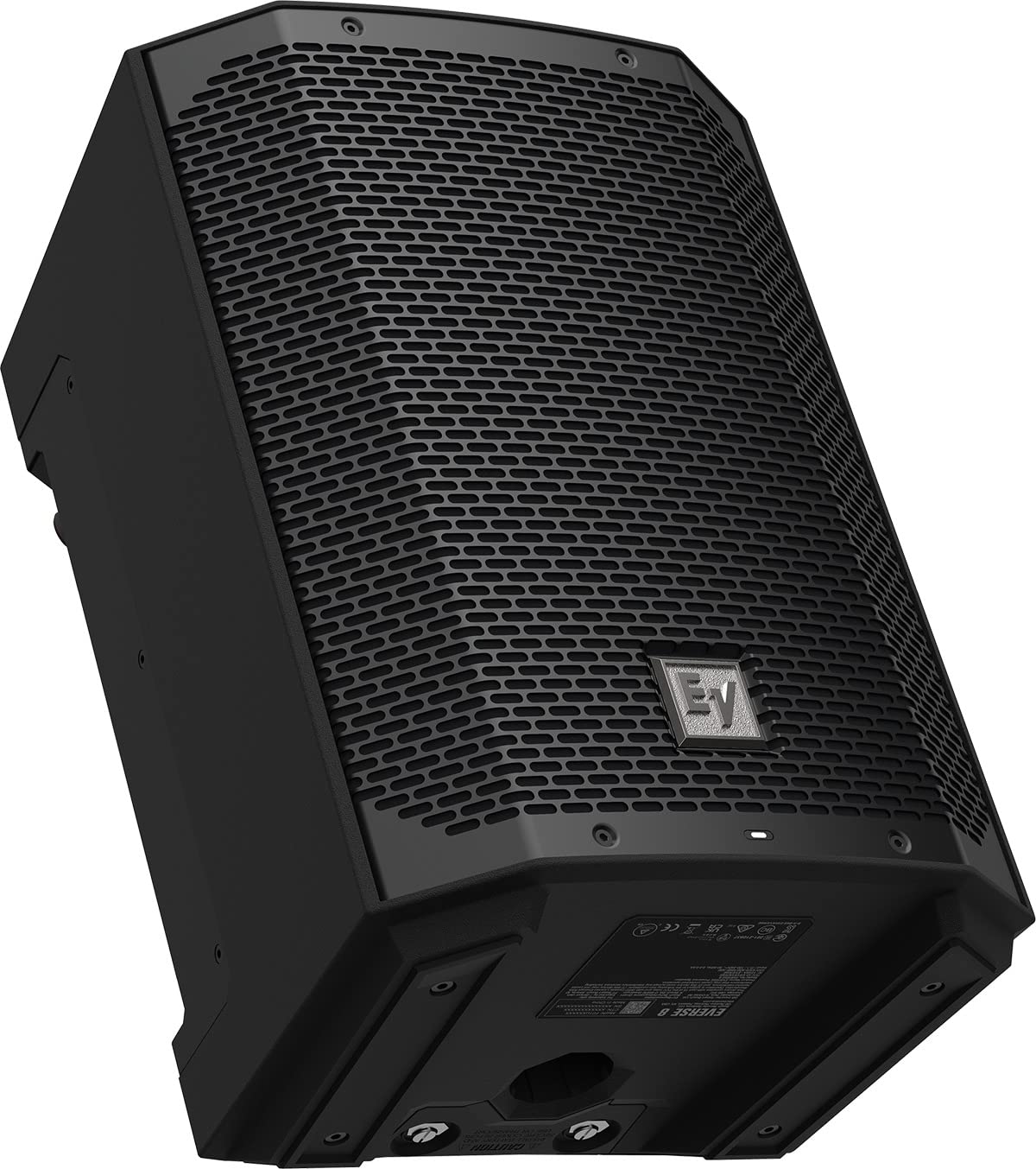 Electro-Voice EVERSE 8 8" 2-Way Battery Powered Loudspeaker with Bluetooth, Automatic Feedback Suppression, and Music Ducking, Black