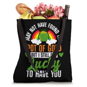 St. Patrick's Day Lucky Couple St Paddys Day Irish Lovers Tote Bag