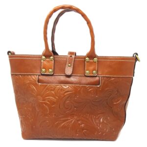 Patricia Nash Tooled Analia Top Handle Crossbody Tote Florence